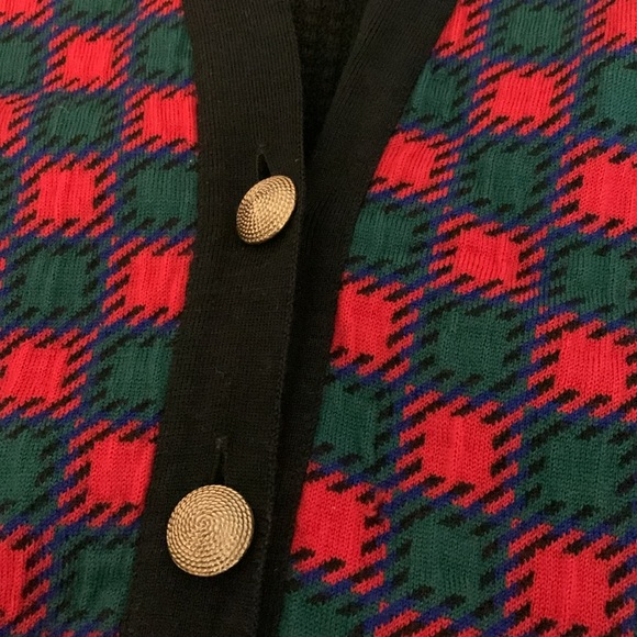 Yves Saint Laurent Designer “Like” Argyle sweater 4/6 - Picture 3 of 5